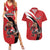 Canada Hockey Custom Couples Matching Summer Maxi Dress and Hawaiian Shirt Go Champion 4 Nations