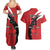 Canada Hockey Custom Couples Matching Summer Maxi Dress and Hawaiian Shirt Go Champion 4 Nations