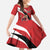 Canada Hockey Custom Family Matching Long Sleeve Bodycon Dress and Hawaiian Shirt Go Champion 4 Nations