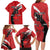 Canada Hockey Custom Family Matching Long Sleeve Bodycon Dress and Hawaiian Shirt Go Champion 4 Nations