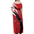 Canada Hockey Custom Family Matching Off Shoulder Maxi Dress and Hawaiian Shirt Go Champion 4 Nations