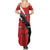 Canada Hockey Custom Family Matching Summer Maxi Dress and Hawaiian Shirt Go Champion 4 Nations