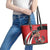 Canada Hockey Custom Leather Tote Bag Go Champion 4 Nations