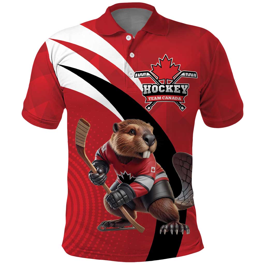 Canada Hockey Custom Polo Shirt Go Champion 4 Nations