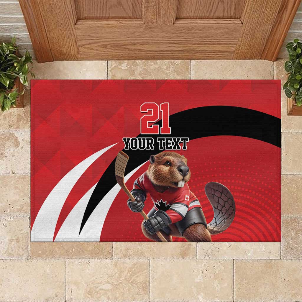 Canada Hockey Custom Rubber Doormat Go Champion 4 Nations