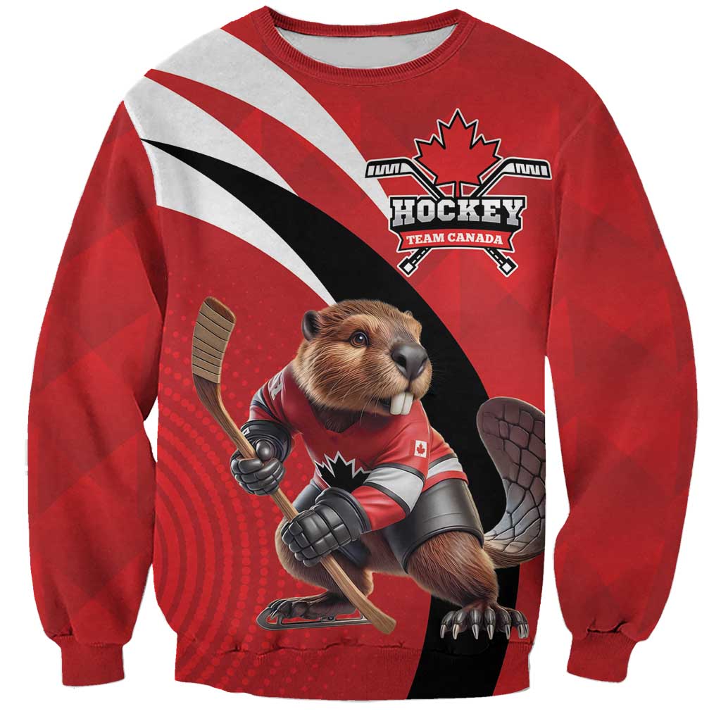 Canada Hockey Custom Sweatshirt Go Champion 4 Nations