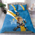 Finland Leijonat Hockey Custom Bedding Set Suomen Jaakiekkoliitto 4 Nations