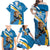 Finland Leijonat Hockey Custom Family Matching Off Shoulder Maxi Dress and Hawaiian Shirt Suomen Jaakiekkoliitto 4 Nations