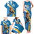 Finland Leijonat Hockey Custom Family Matching Tank Maxi Dress and Hawaiian Shirt Suomen Jaakiekkoliitto 4 Nations