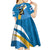 Finland Leijonat Hockey Custom Kid Short Sleeve Dress Suomen Jaakiekkoliitto 4 Nations