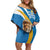 Finland Leijonat Hockey Custom Off Shoulder Short Dress Suomen Jaakiekkoliitto 4 Nations