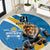 Finland Leijonat Hockey Custom Round Carpet Suomen Jaakiekkoliitto 4 Nations