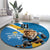 Finland Leijonat Hockey Custom Round Carpet Suomen Jaakiekkoliitto 4 Nations