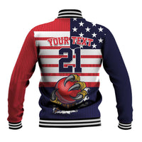 United States Cricket Custom Baseball Jacket Team USA One For All