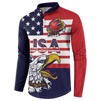 United States Cricket Custom Button Sweatshirt Team USA One For All