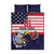 United States Cricket Custom Quilt Bed Set Team USA One For All