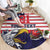 United States Cricket Custom Round Carpet Team USA One For All