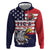 United States Cricket Custom Zip Hoodie Team USA One For All