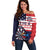 United States Dart Custom Off Shoulder Sweater Team USA One For All