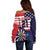 United States Dart Custom Off Shoulder Sweater Team USA One For All