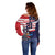 United States Dart Custom Off Shoulder Sweater Team USA One For All