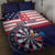 United States Dart Custom Quilt Bed Set Team USA One For All