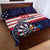 United States Dart Custom Quilt Bed Set Team USA One For All