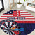 United States Dart Custom Round Carpet Team USA One For All