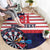 United States Dart Custom Round Carpet Team USA One For All