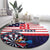 United States Dart Custom Round Carpet Team USA One For All