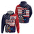 United States Dart Custom Zip Hoodie Team USA One For All