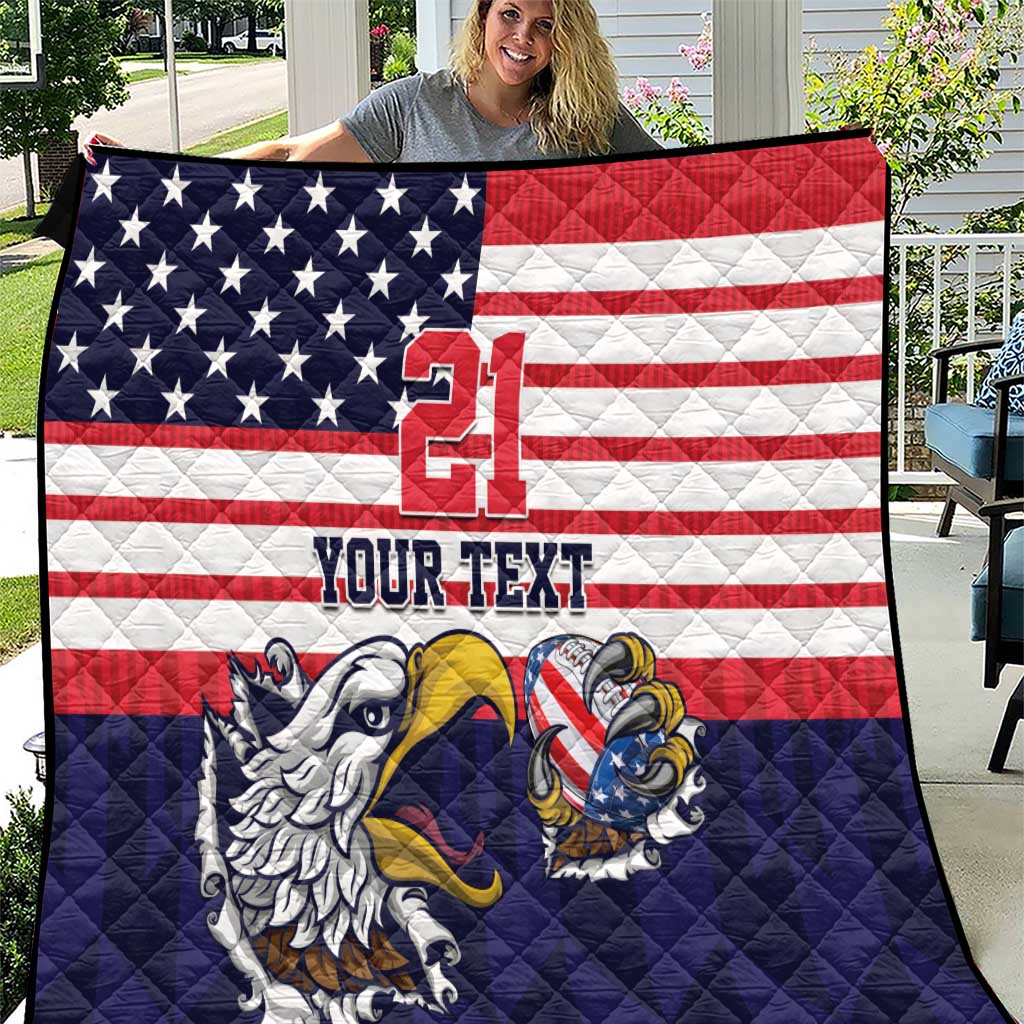 United States Football Custom Quilt Team USA One For All