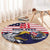 United States Football Custom Round Carpet Team USA One For All