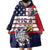 United States Football Custom Wearable Blanket Hoodie Team USA One For All