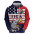 United States Football Custom Zip Hoodie Team USA One For All