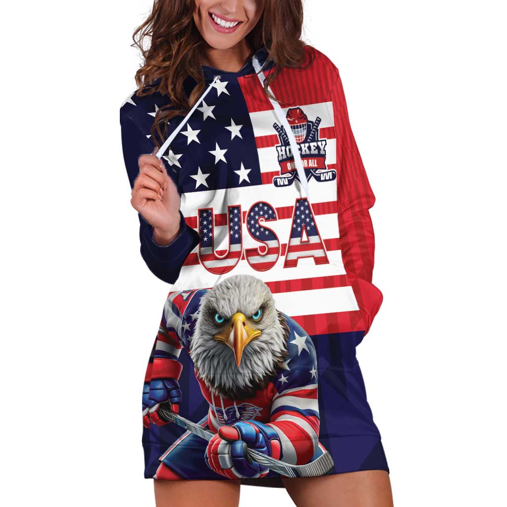 United States Ice Hockey Custom Hoodie Dress Team USA One For All