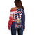 United States Ice Hockey Custom Off Shoulder Sweater Team USA One For All