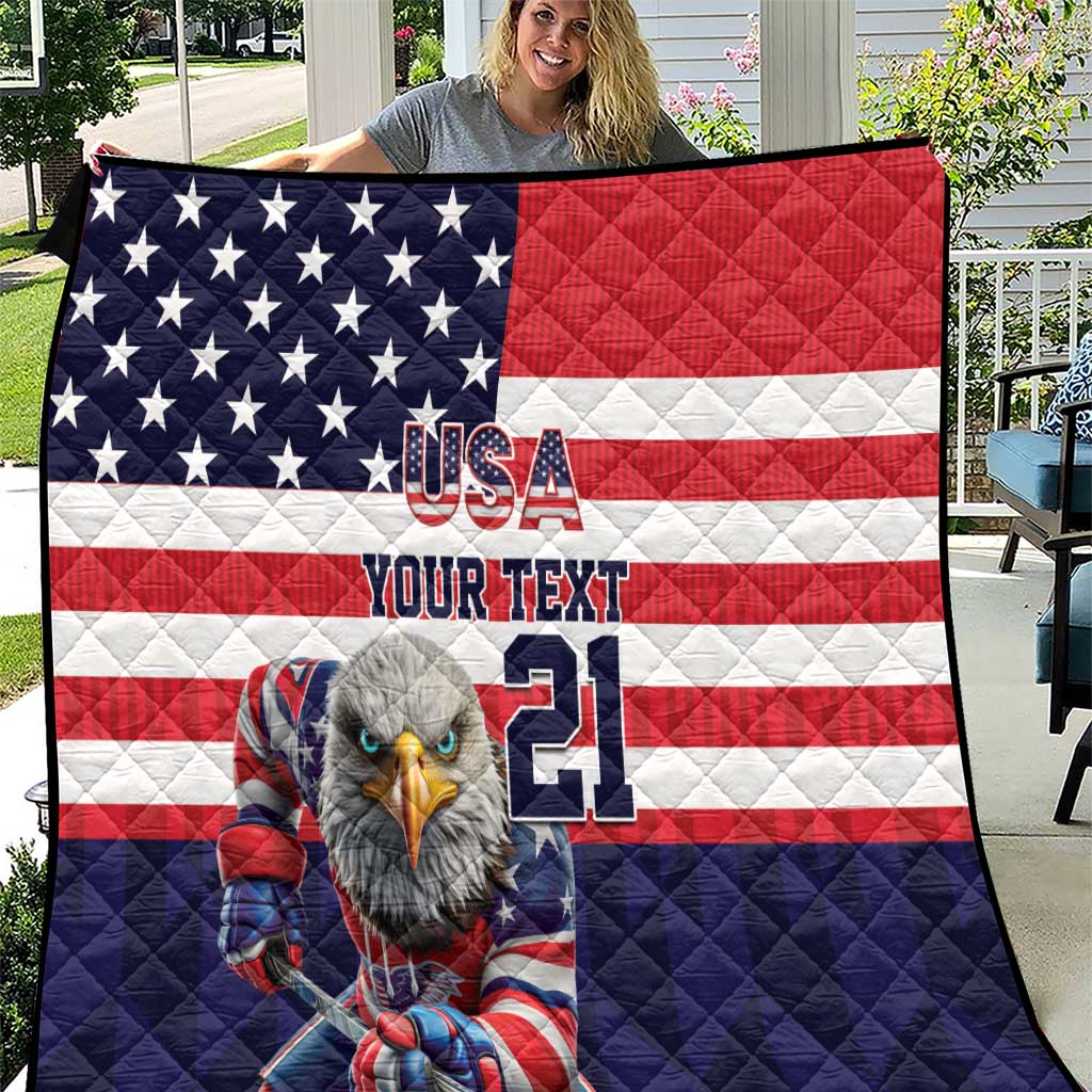 United States Ice Hockey Custom Quilt Team USA One For All