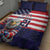 United States Ice Hockey Custom Quilt Bed Set Team USA One For All