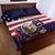 United States Ice Hockey Custom Quilt Bed Set Team USA One For All