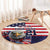 United States Ice Hockey Custom Round Carpet Team USA One For All