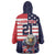 United States Ice Hockey Custom Wearable Blanket Hoodie Team USA One For All