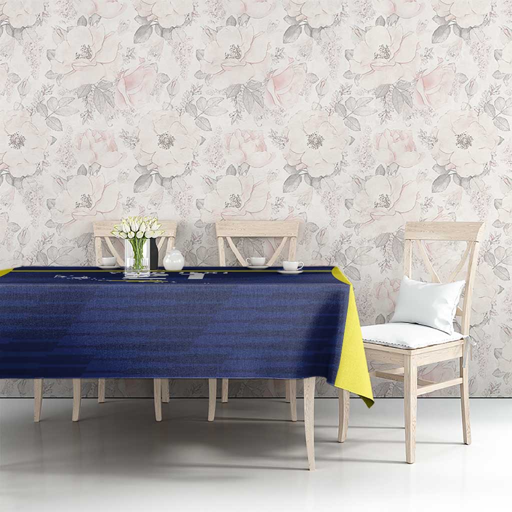 Personalized Curacao Sailboat Tablecloth Tropical Beach Sunset