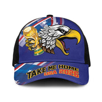 United States 2026 Baseball Net Cap Take Me Home Soccer Blue