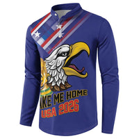 United States 2026 Personalized Button Sweatshirt Take Me Home Soccer Blue