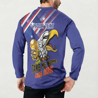 United States 2026 Personalized Button Sweatshirt Take Me Home Soccer Blue