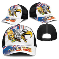 United States 2026 Baseball Net Cap Take Me Home Soccer White