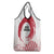 Custom Japan Sevens Grocery Bag Japanese Rising Sun with Hemp Leaf Pattern