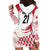 Custom Japan Sevens Hoodie Dress Japanese Rising Sun with Hemp Leaf Pattern - Wonder Print Shop