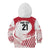 Custom Japan Sevens Kid Hoodie Japanese Rising Sun with Hemp Leaf Pattern - Wonder Print Shop